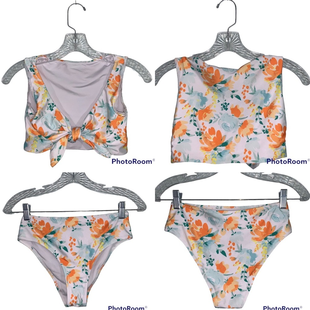 Cupshe XS floral bikini set
